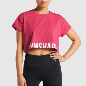 gymshark fraction crop top!